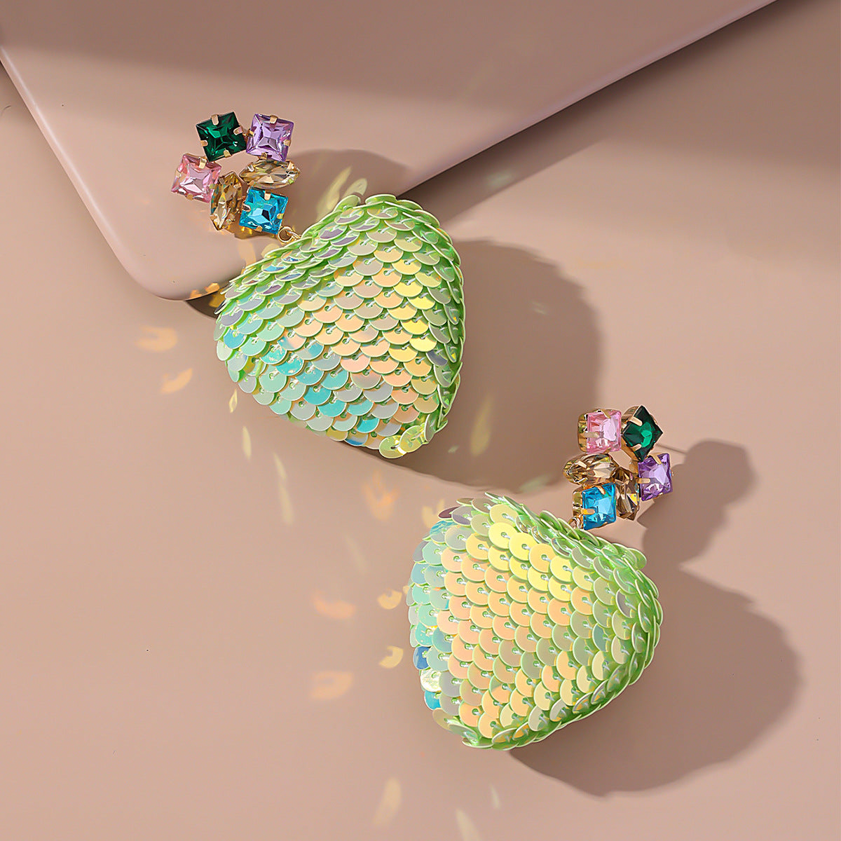 Wholesale Round Flower Earrings